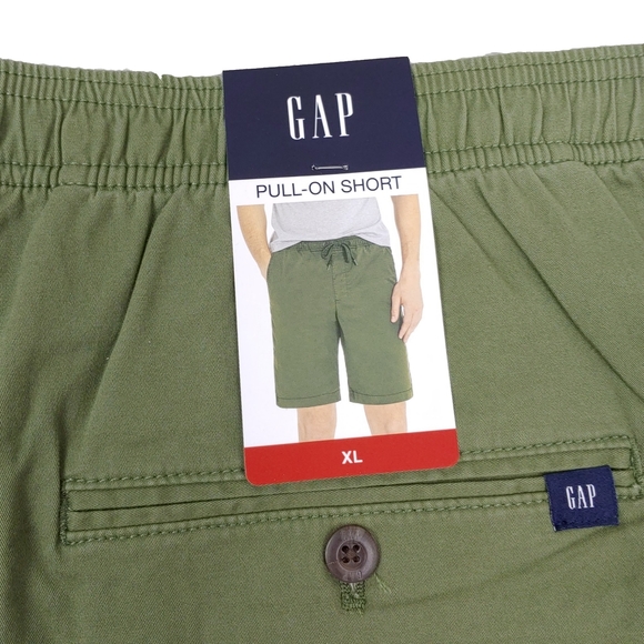 NWT Gap Green Casual Drawstring Pull-On Shorts Men's XL - Picture 4 of 6